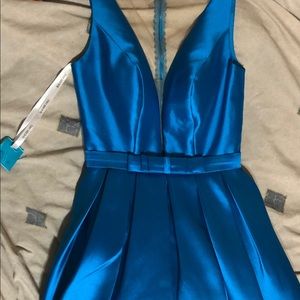 Sheri hill blue dress! Perfect condition!